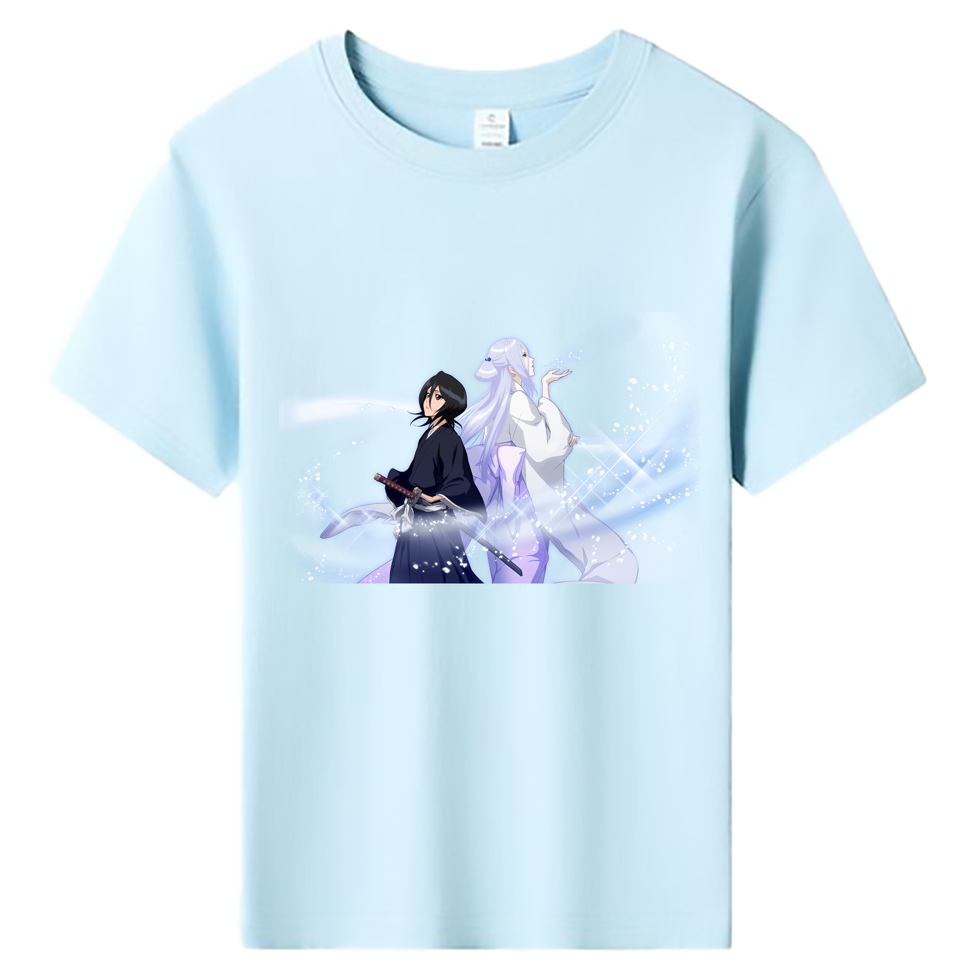 （画像用） ブリーチ 朽木ルキア BLEACH Kuchiki Rukia 綿100％キッズTシャツ（フロントプリント）